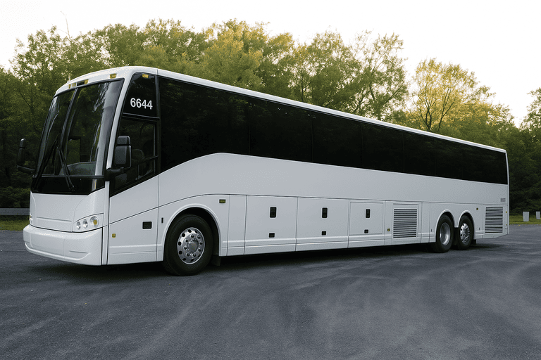exterior of Norwalk Coach Bus Service coach bus