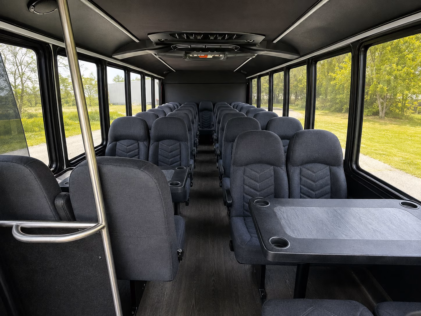 norwalk 20 passenger minibus inside