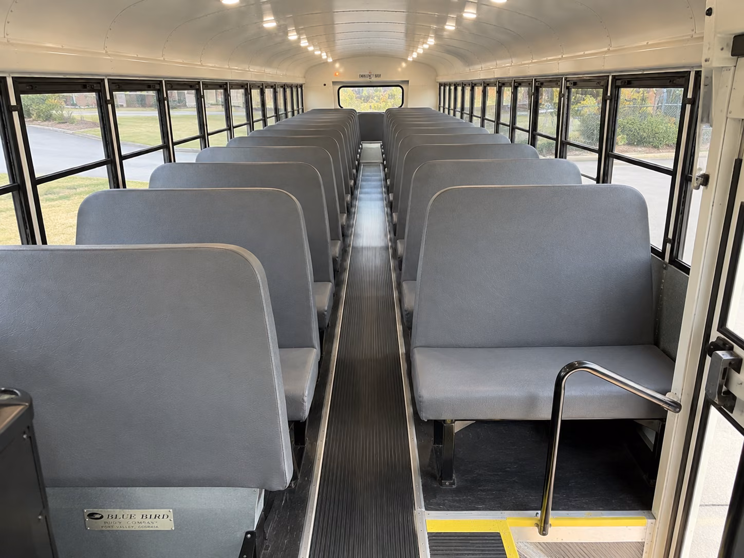 norwalk school bus interior