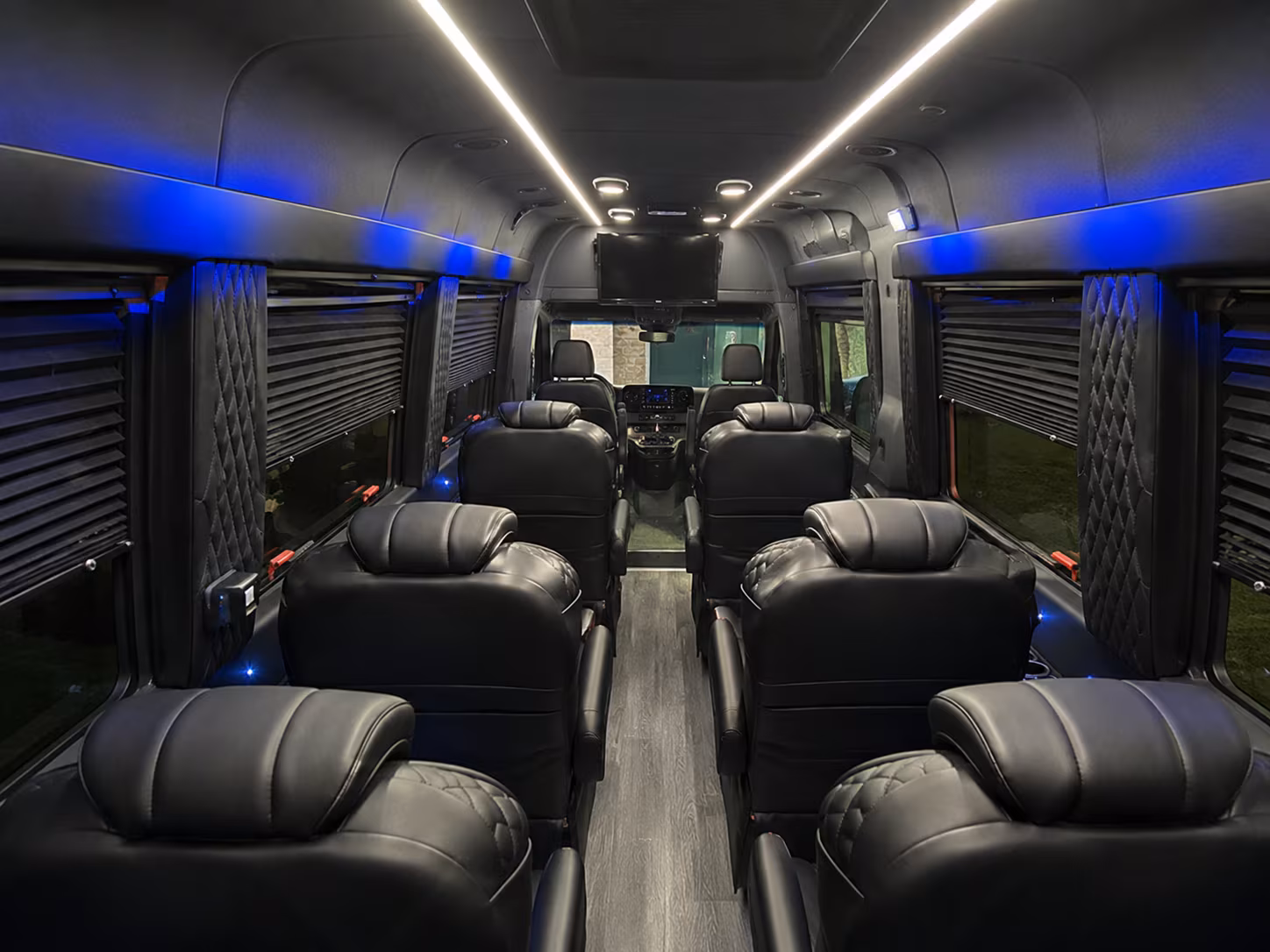 norwalk sprinter van with driver inside